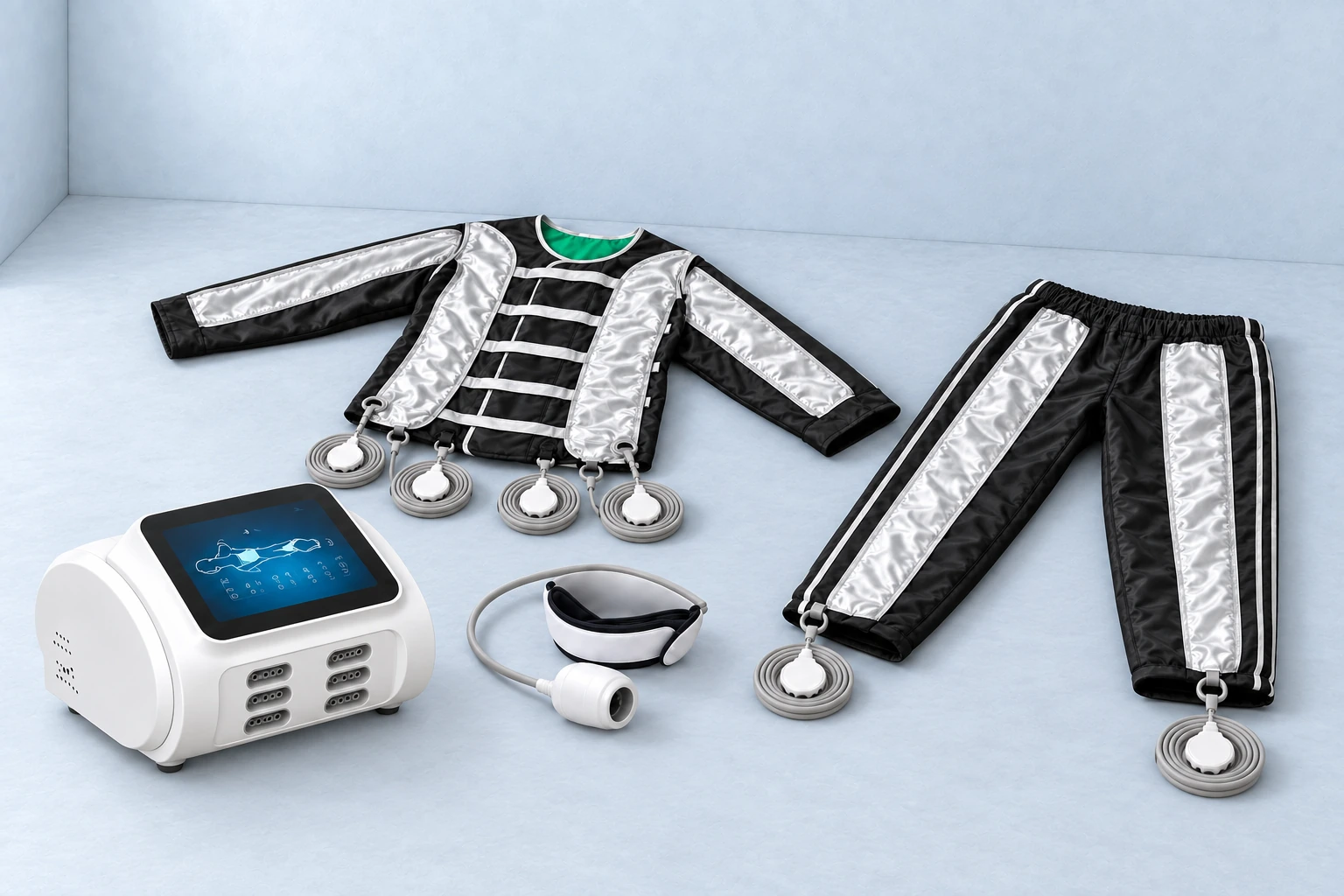 Presso-Fitness Suit — illustrative studio photograph